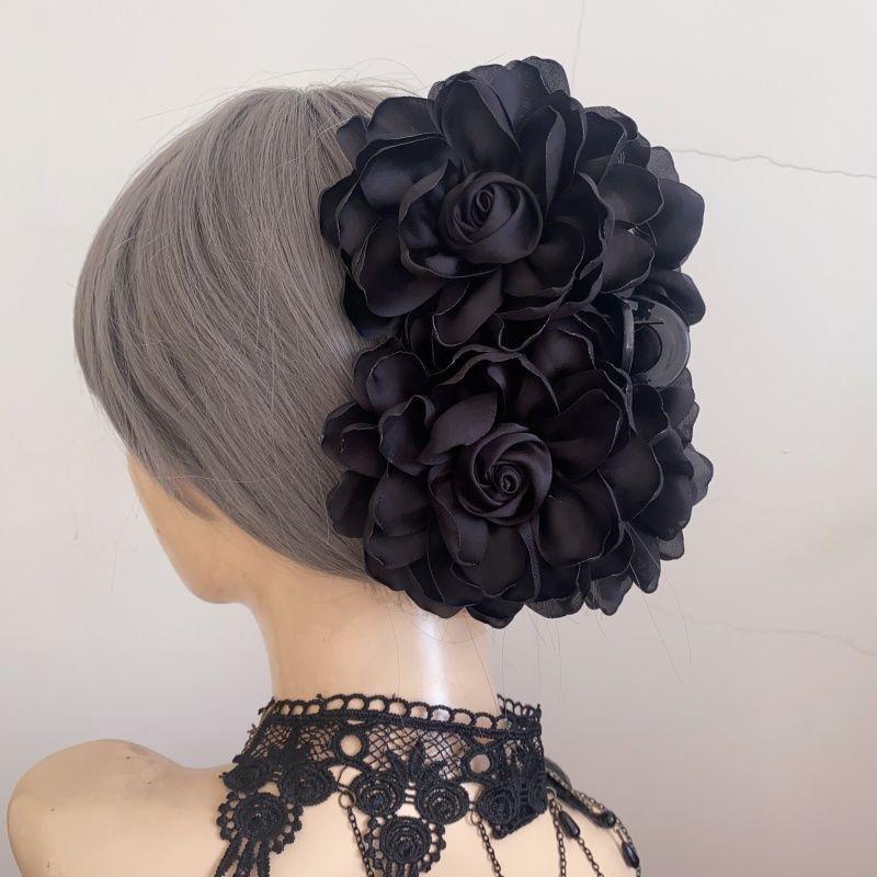 Acetic acid bow hair clips, headwear accessories, fresh and cute girls' hair accessories detail image 2