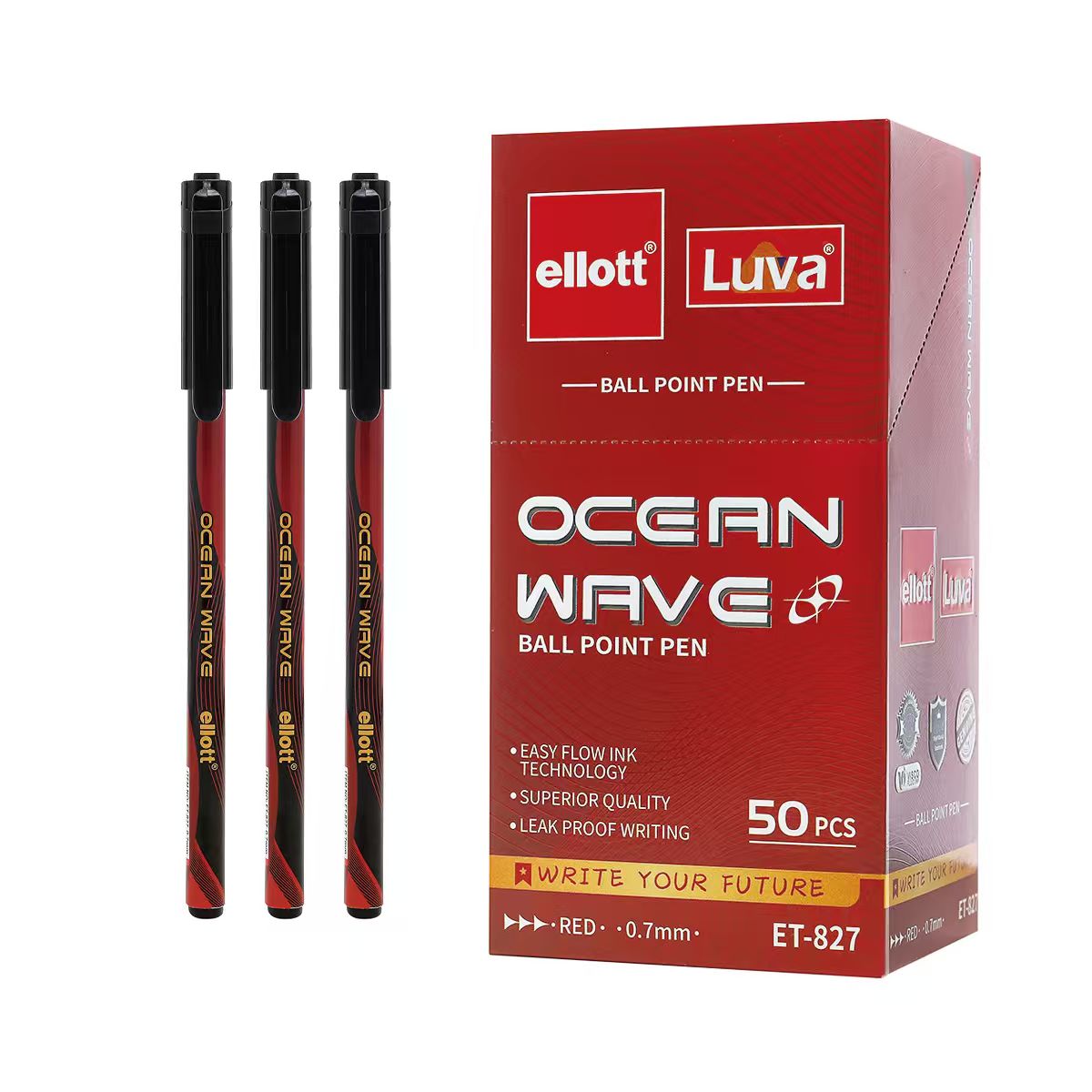 LUVA ET-827 Ballpoint Pen (Red)
