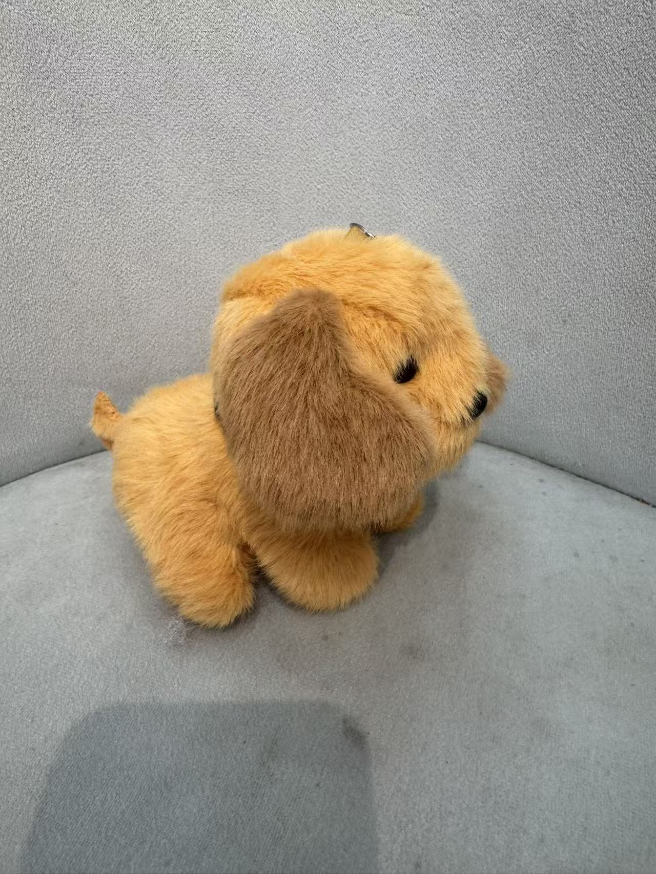Little squatting dog plush toy, claw machine doll, wedding and wedding scattering, wedding claw machine, little rabbit pendant pic 3