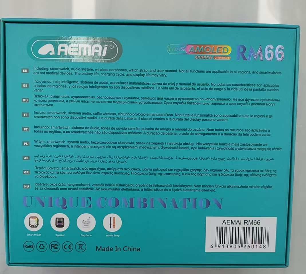 Aemai RM66 ذكية حزمة ساعة details Picture