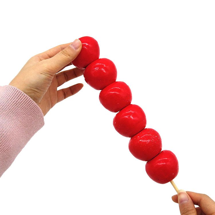 Simulated fruit and vegetable handicrafts, fruit blind bags, food toys, fruit shell pendant, Amalfi lemon, simulated sugar-coated haws, holiday New Year road, New Year atmosphere decoration, strawberry Application Scenario