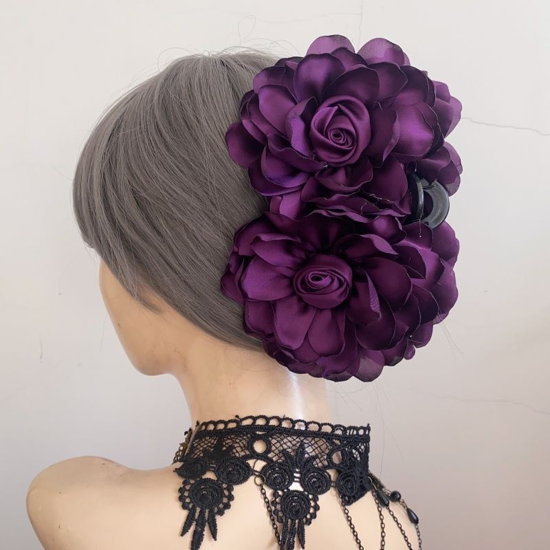 Acetic acid bow hair clips, headwear accessories, fresh and cute girls' hair accessories details Picture