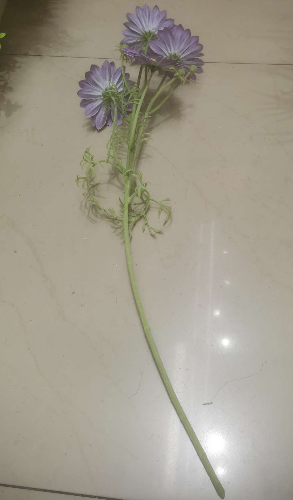 新款单支4头植绒太阳花  高支3D仿真太阳花  工程花家居店铺装饰花详情图9