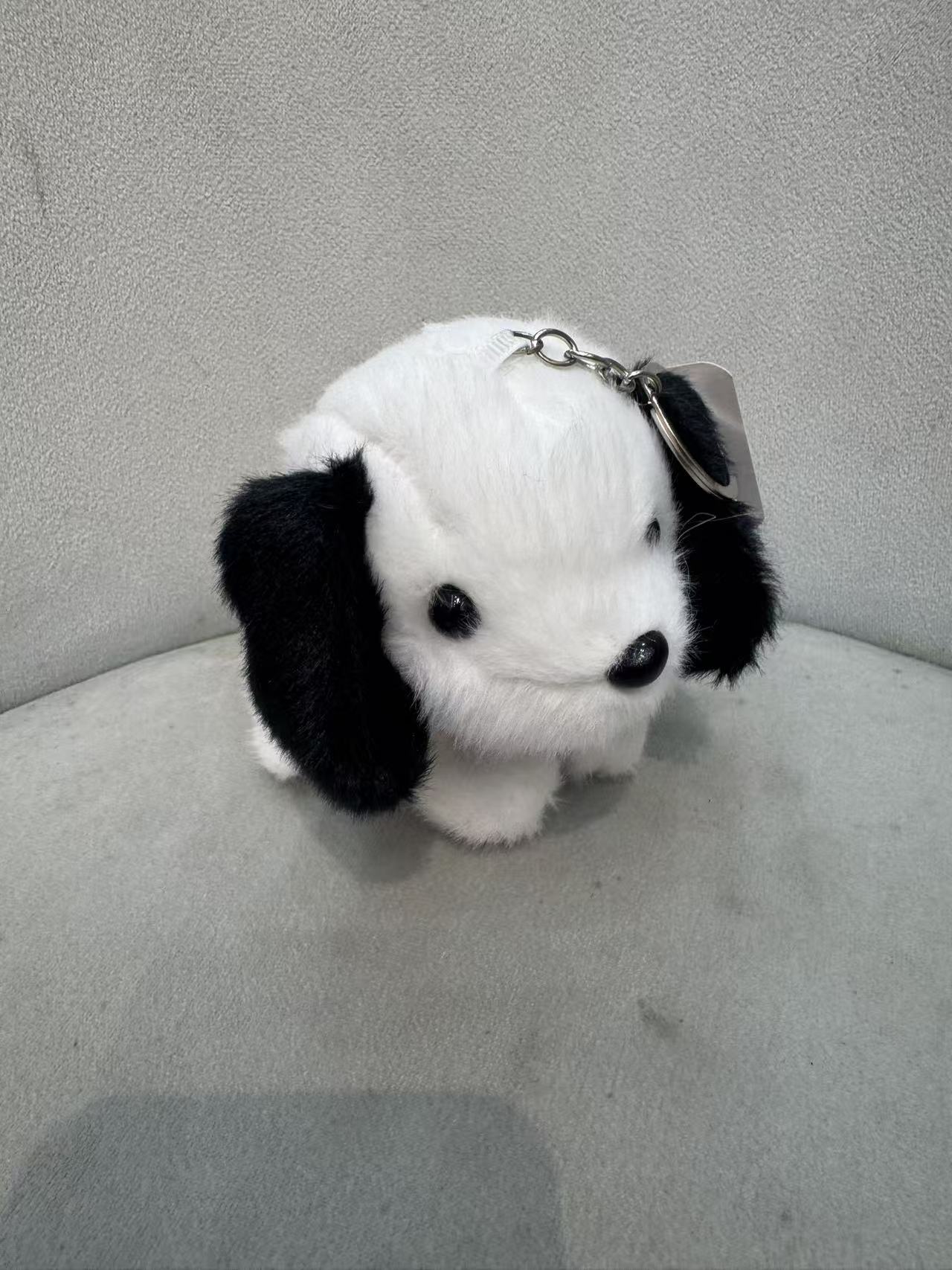Little squatting dog plush toy, claw machine doll, wedding and wedding scattering, wedding claw machine, little rabbit pendant pic 5