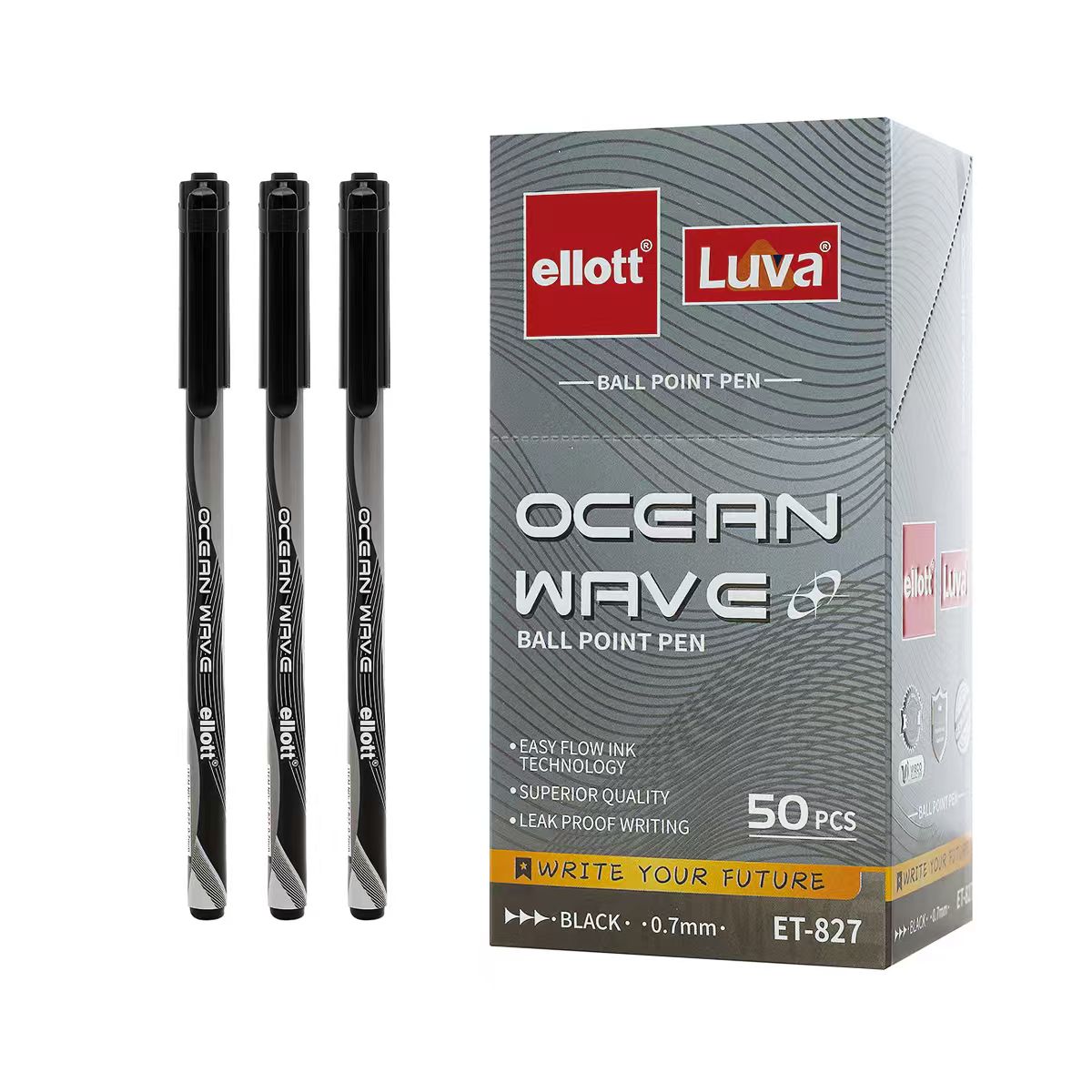 LUVA ET-827 Ballpoint Pen (Black)