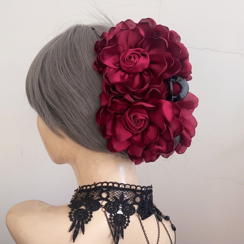 Acetic acid bow hair clips, headwear accessories, fresh and cute girls' hair accessories Specification image