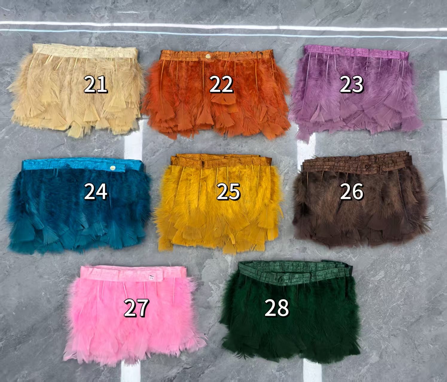 羽毛、羽绒实物图