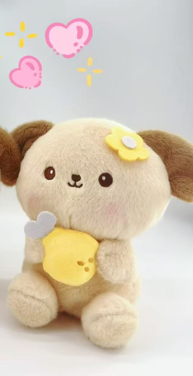 The mascot of the Year of the Horse, chicken leg, puppy, plush doll, plush pendant, cute toy, plush toy detail image 3
