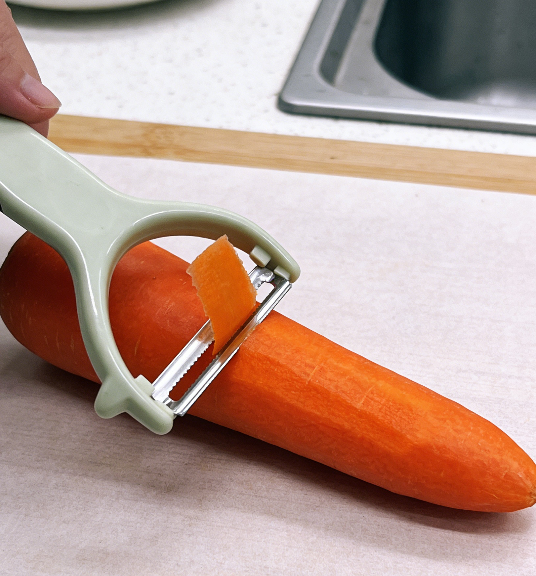 Stainless steel fruit grater, peeler, potato kitchenware Specification image