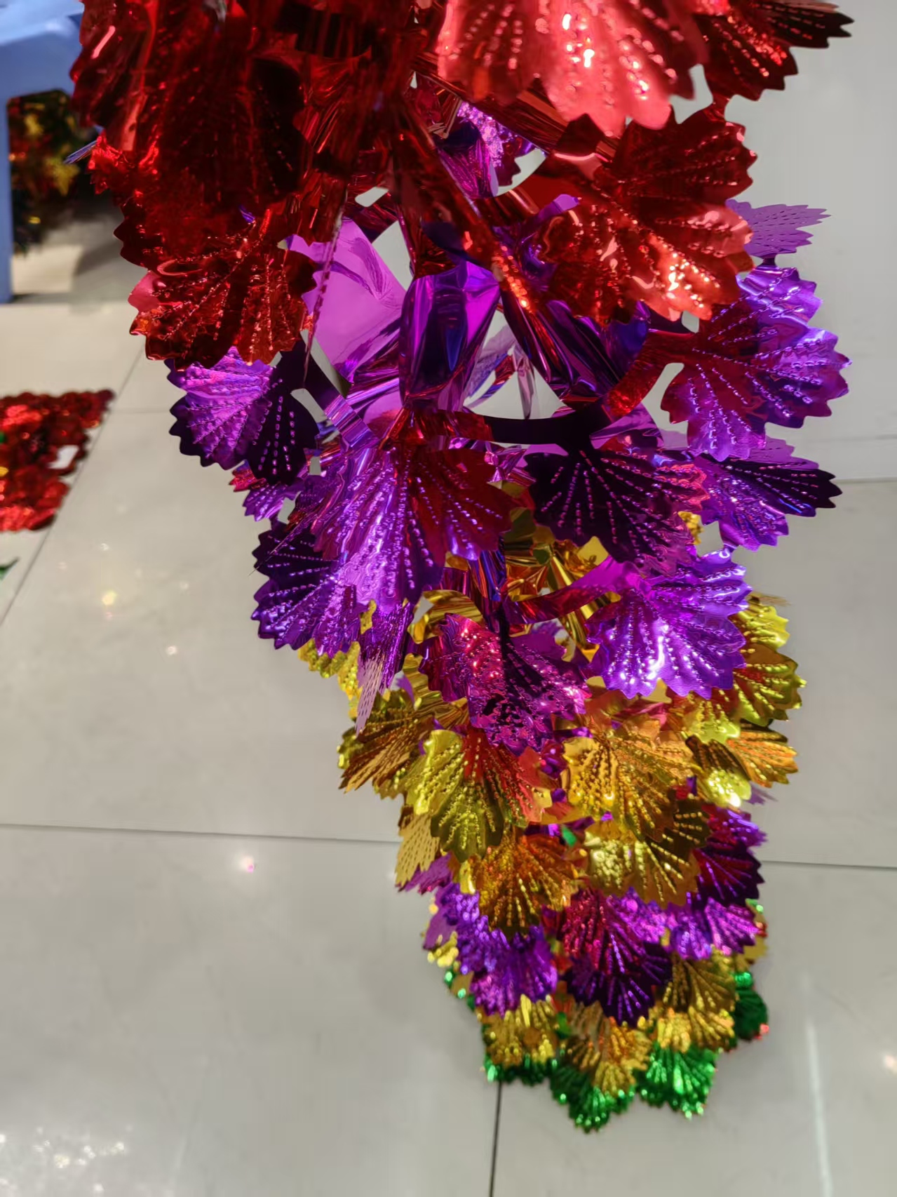 环美工艺品 品团圆拉花彩带结婚生日晚会商场超市开学新年节日毕业装饰布置细节图