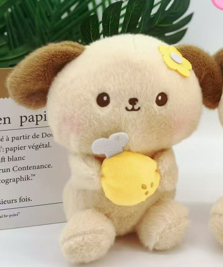 The mascot of the Year of the Horse, chicken leg, puppy, plush doll, plush pendant, cute toy, plush toy detail image 2