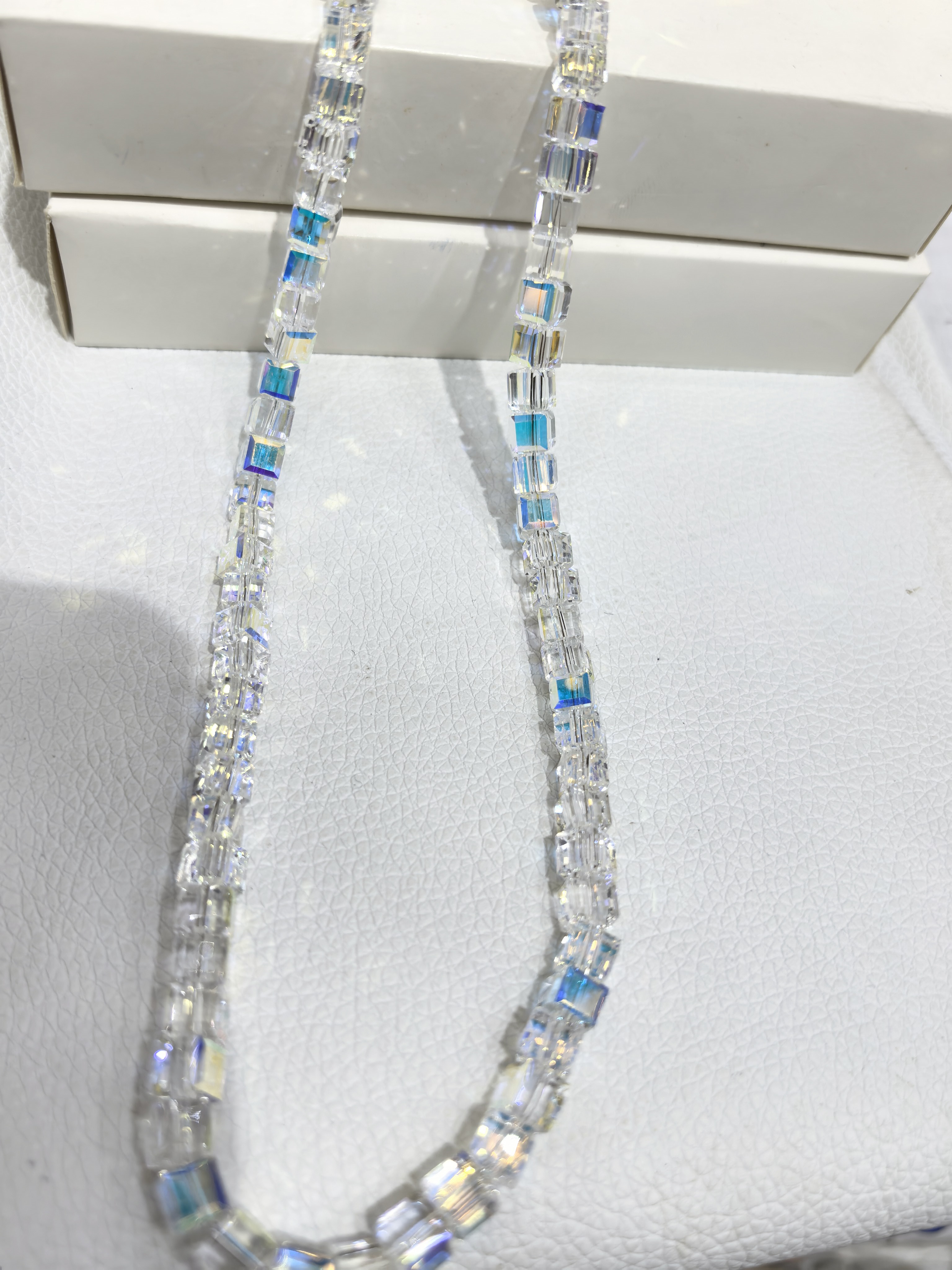 水晶串珠/diy/饰品配件白底实物图