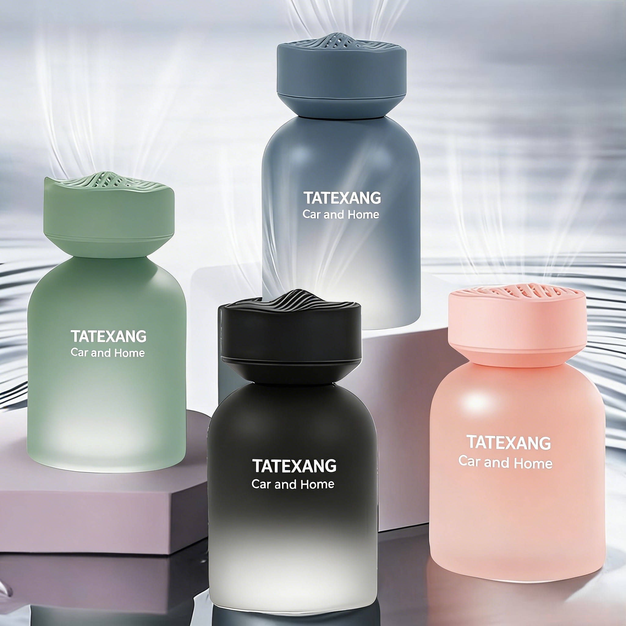 TATEXANG's new car fragrance and perfume accessory, 120ml. The fragrance is long-lasting and refreshing, eliminating odors for car use Application Scenario