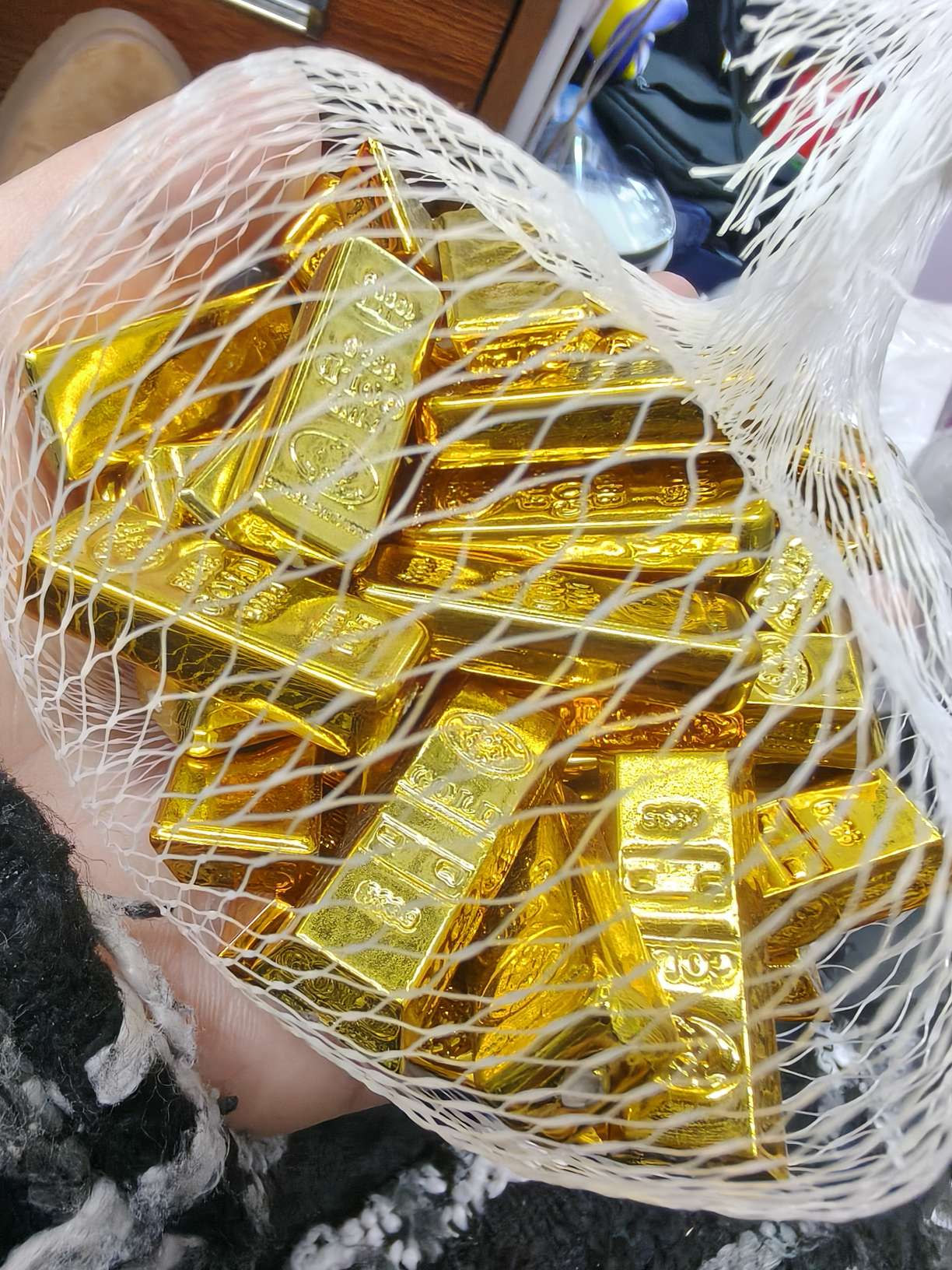 实心迷你金条仿真元宝店铺橱窗装饰品乔迁礼物工艺品摆摊爆款细节图