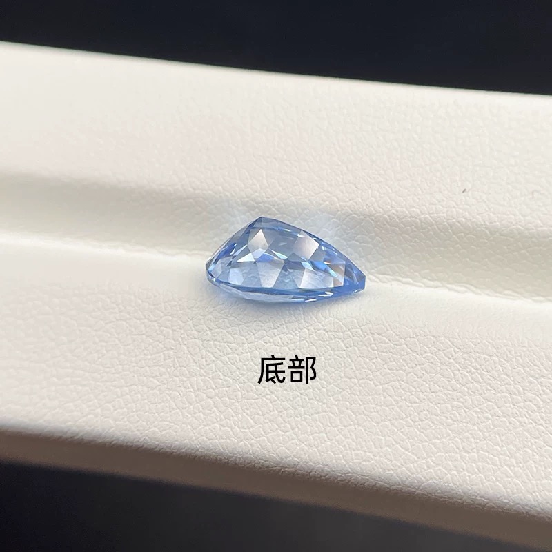 Water-drop cut cultivated aquamarine spinel Application Scenario