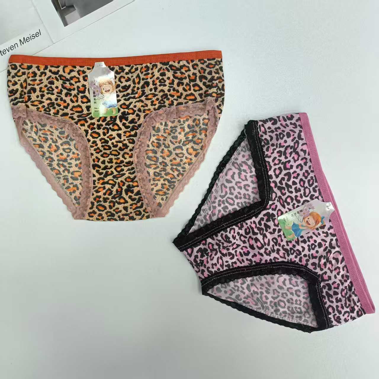 DD-562# Export Underwear Women's Underwear Milk Silk Print Women's Underwear Sexy Leopard Print Women's Underwear Women's Triangle Underwear Underwear Underwear QNI details Picture