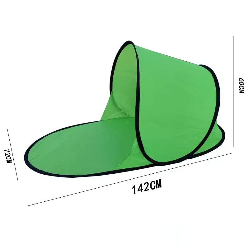 户外沙滩遮阳单人速开免搭建抛帐帐篷拖鞋帐公园防晒儿童沙滩帐