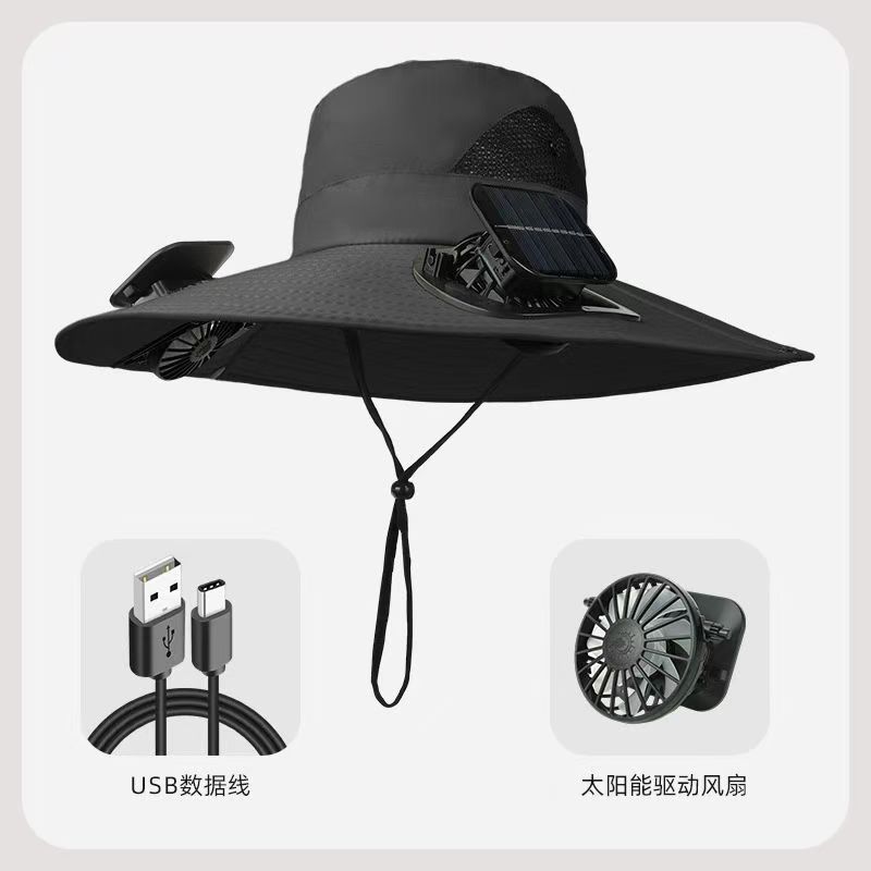 Sun protection cap, fan cap, rechargeable cap Specification image