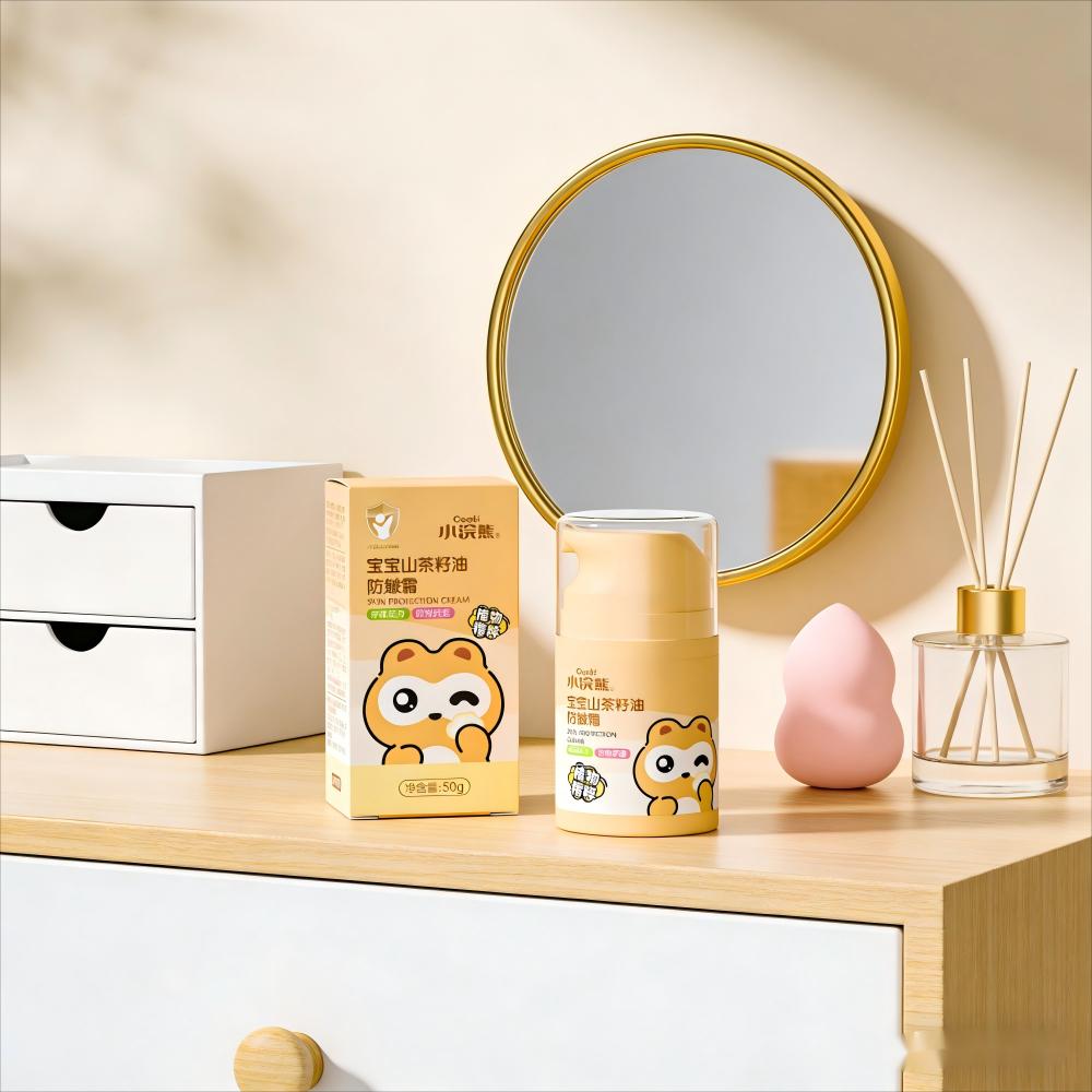 Little raccoon Kids' cute baby Soothing Cream Skin-friendly formula plant essence Moisturizing cream prevent 皴 moisturizing and hydrating moisturizing special for infants and toddlers, baby and newborn baby facial care Application Scenario