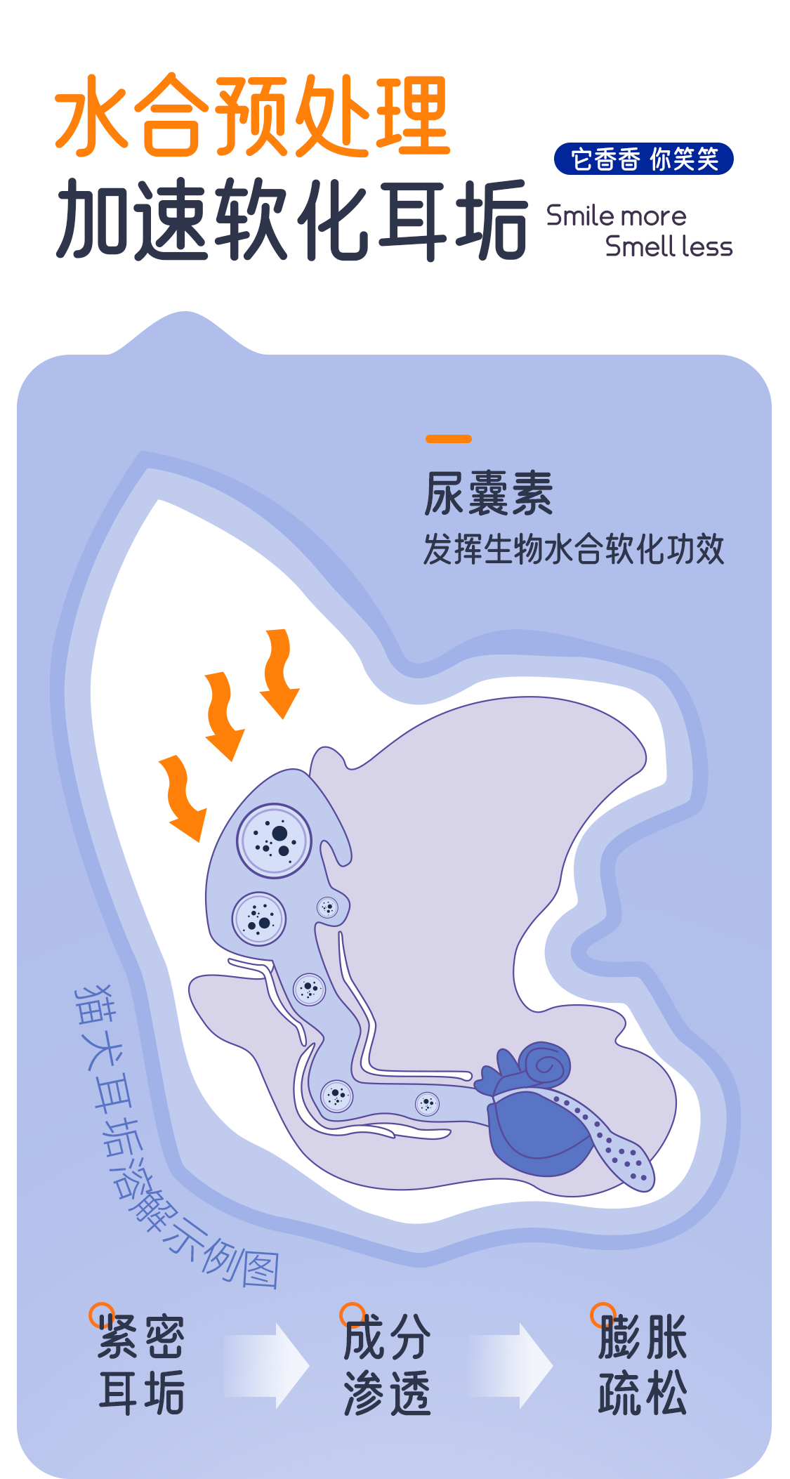 【开颜】宠物精华滴耳液2.0洗耳抑菌净垢猫狗通用去耳垢祛味详情4