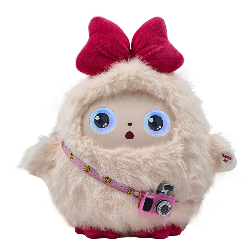 哭哭马/马年吉祥物/马年/笑笑马/AI玩具白底实物图