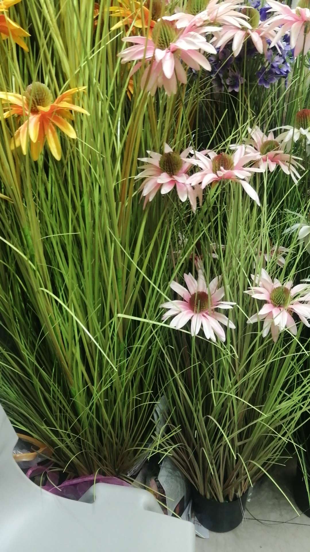 仿真花瓣礼品仿真花环国外墓碑仿真花清明花塑料工艺品仿真盆景产品图