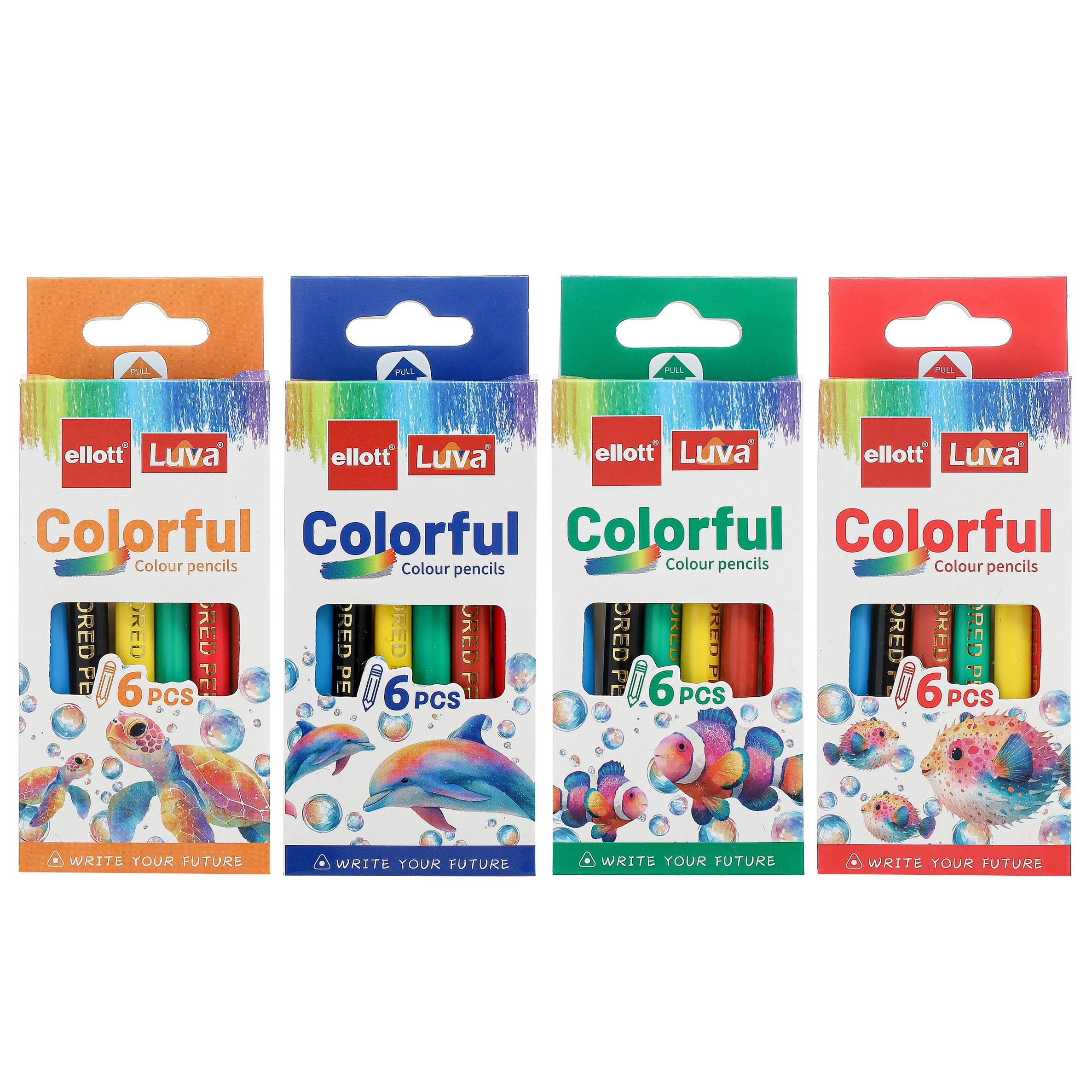 ET-7024-6 colored pencils