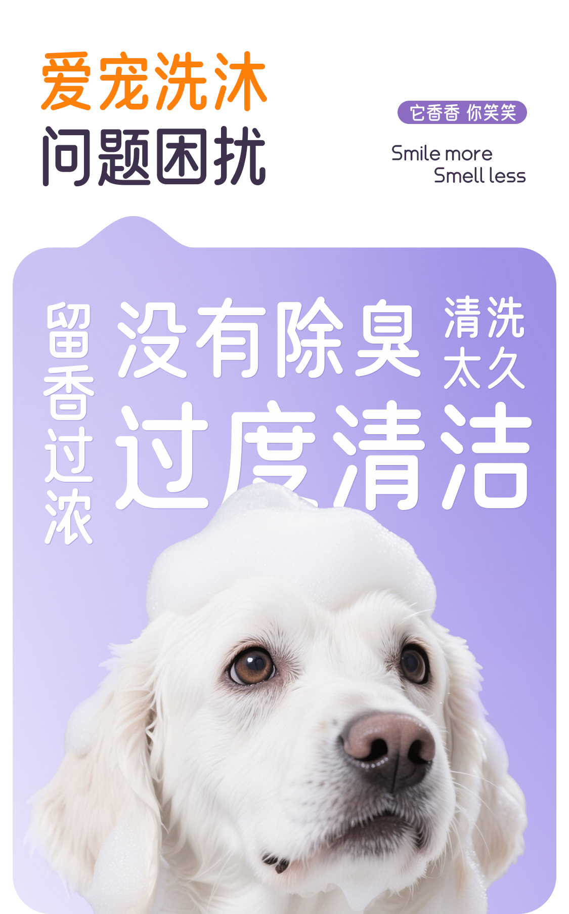【开颜】宠物牛油果沐浴慕斯蓬松奶泡持久留香猫狗清洁香波除臭抑菌详情2