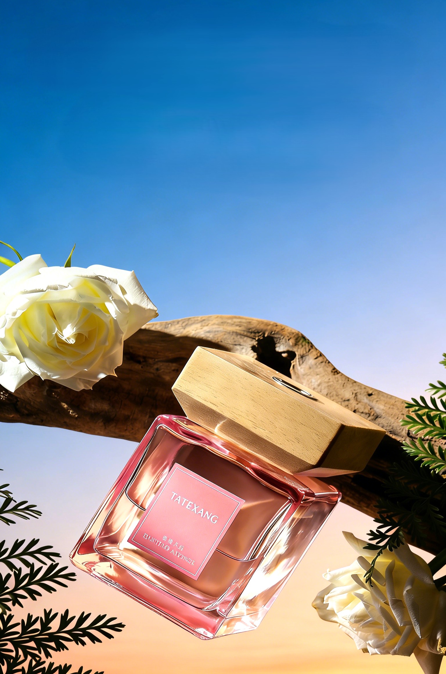 TATEXANG500ML large-capacity wood-lid flameless aroma diffuser, long-lasting air freshener for hotel living rooms and home interiors Application Scenario