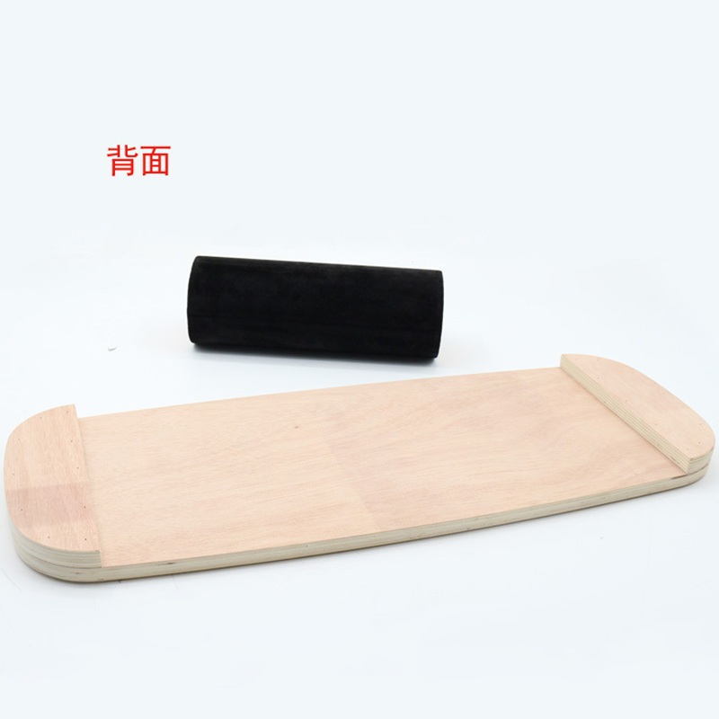 Training board, roller, wooden high-difficulty board, home fitness yoga, exercise wooden yoga board, balance board manufacturer Specification image