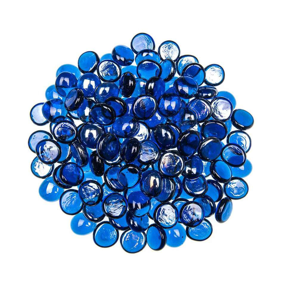 Colored glass flat beads 17-19, multicolored flat beads accessories, fish tank landscaping handicrafts, decorative customization, color stove glass stones, 15mm, colored chess pieces, flat beads, multicolored glass gemstones Specification drawing