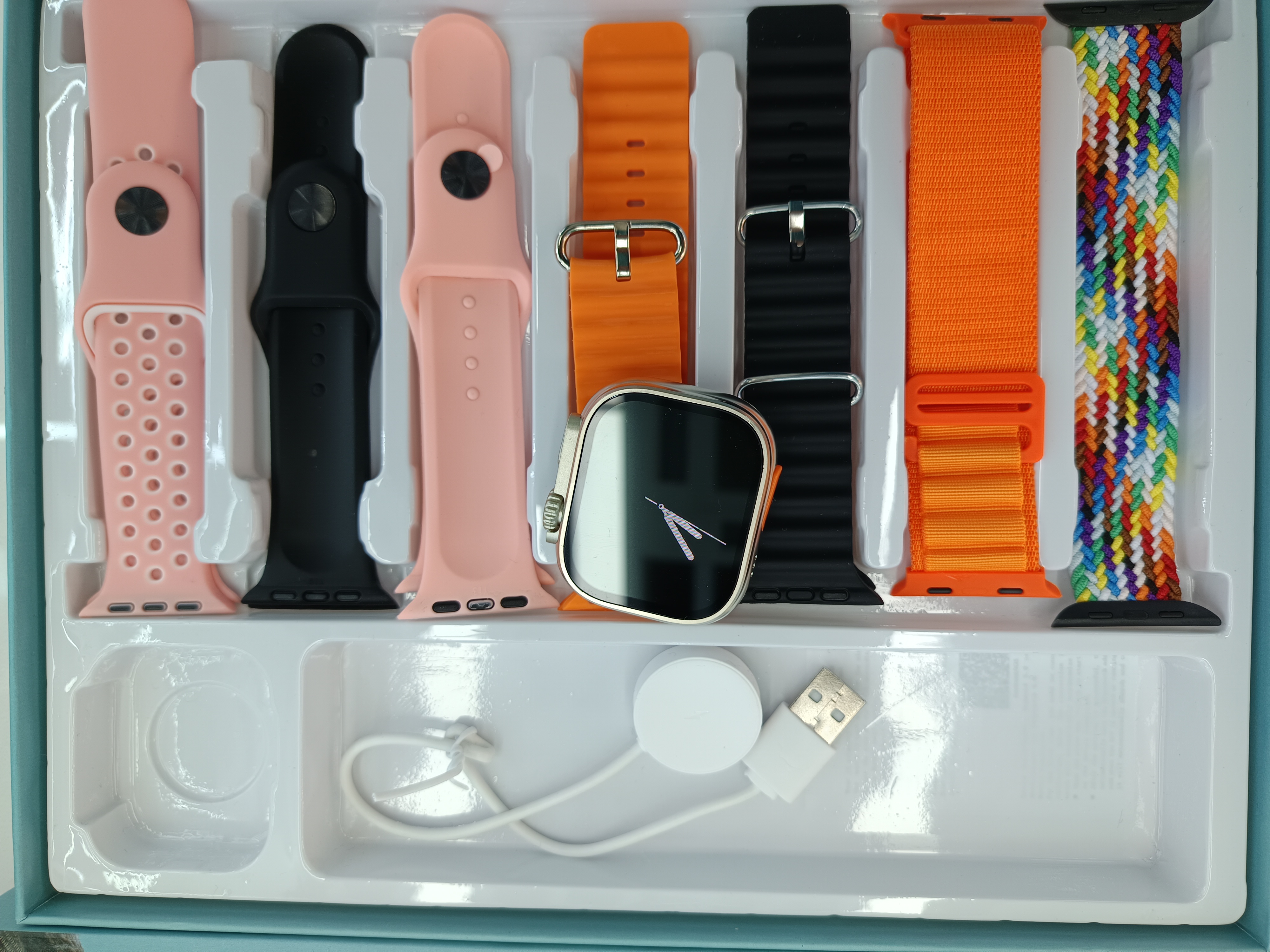 AEMAI YX21 smart sports watch case for making and receiving calls, heart rate and blood pressure detection, 7 silicone sports straps Specification image