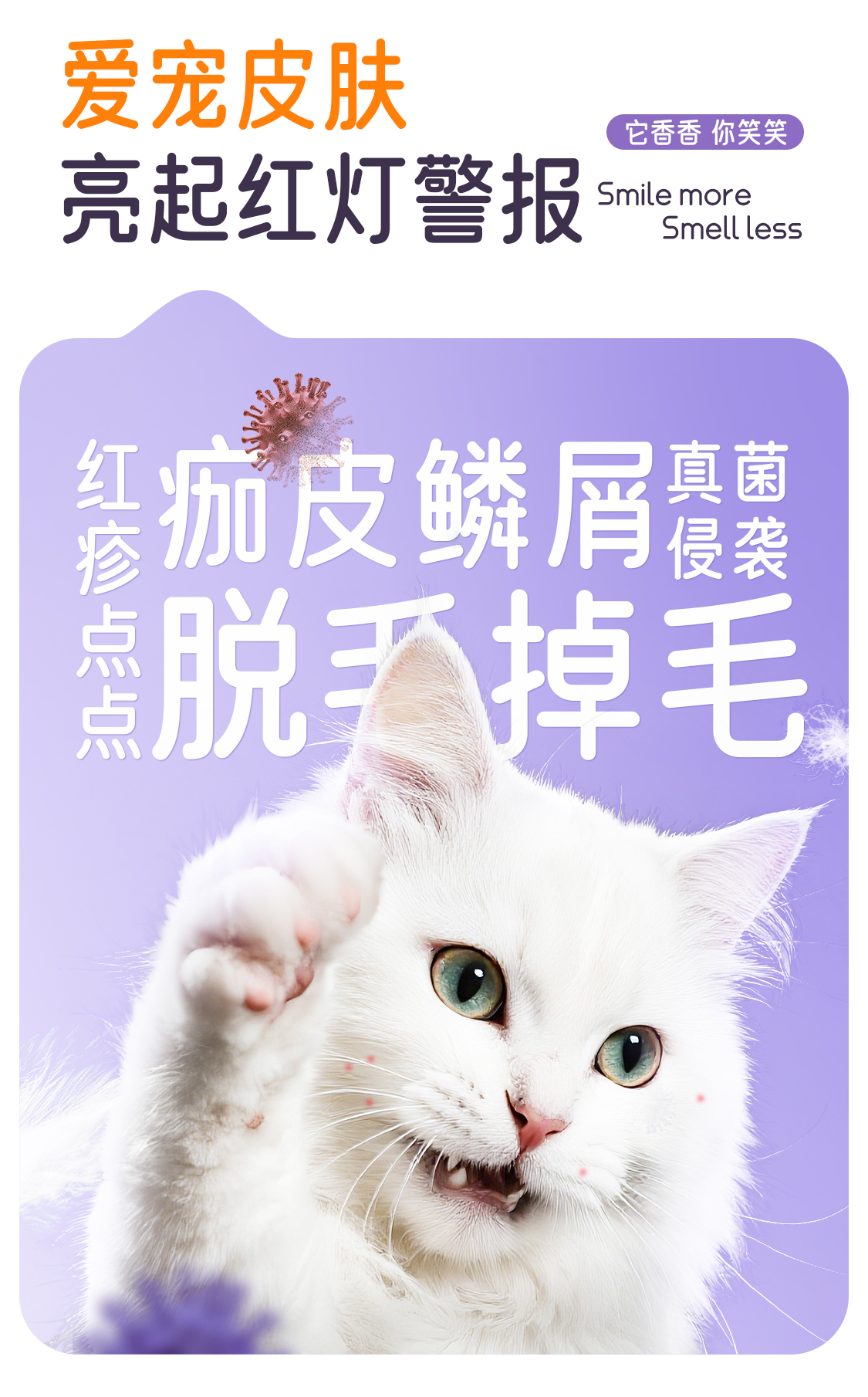 【开颜】宠物皮肤喷剂猫狗细菌清洁皮肤外用提高皮肤耐受抑菌详情2
