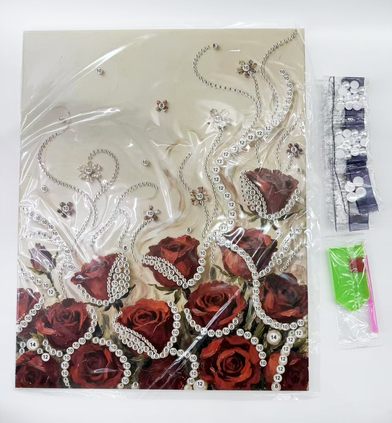 Best-selling framed pearl paintings are available for customization in multiple sizes pic 5