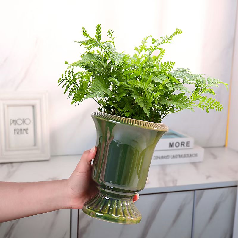 Phalaenopsis ceramic flower pot handicrafts, base vases, decorative flower POTS, creative home decorations detail image 2