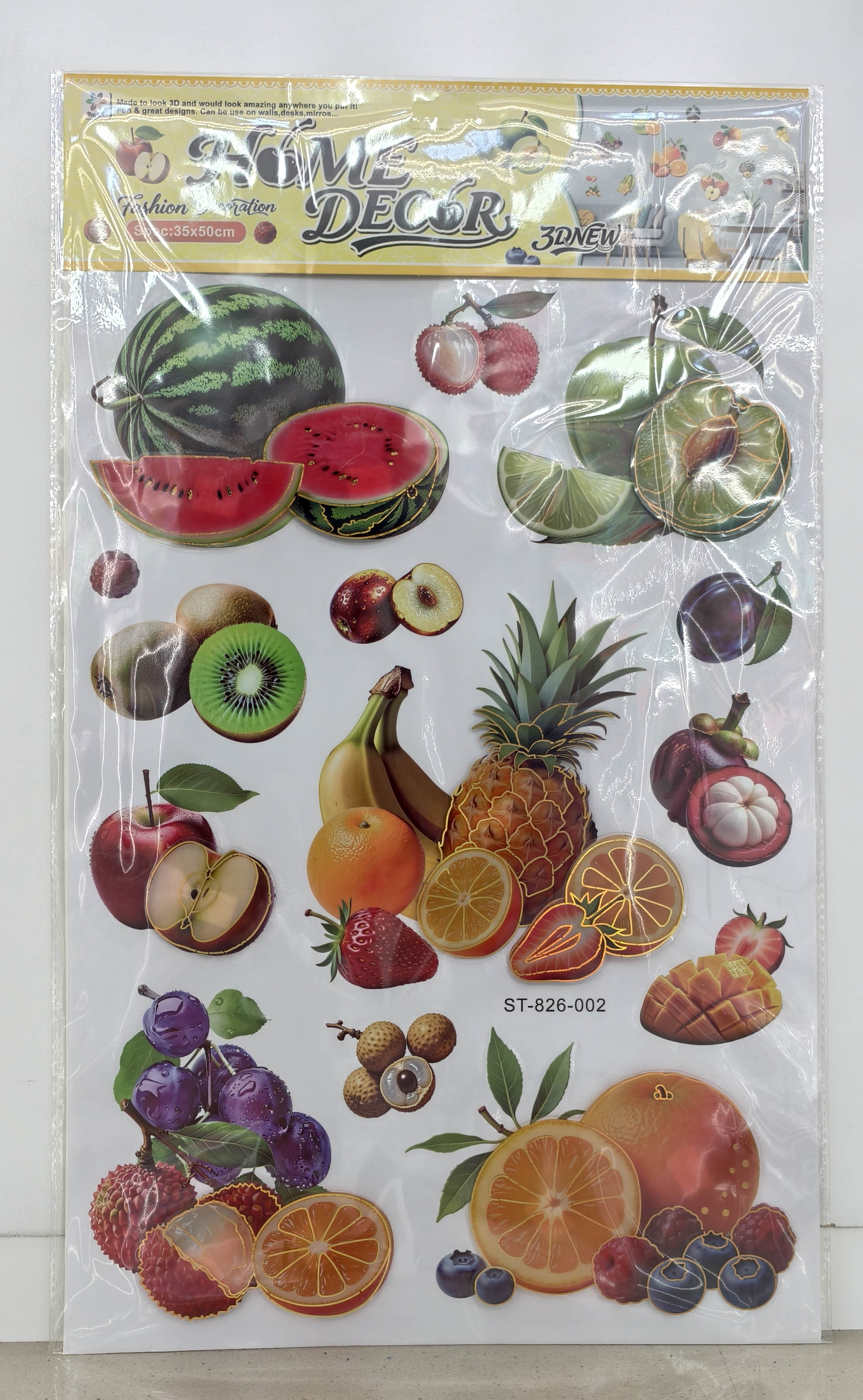 ST826水果烫金层层贴