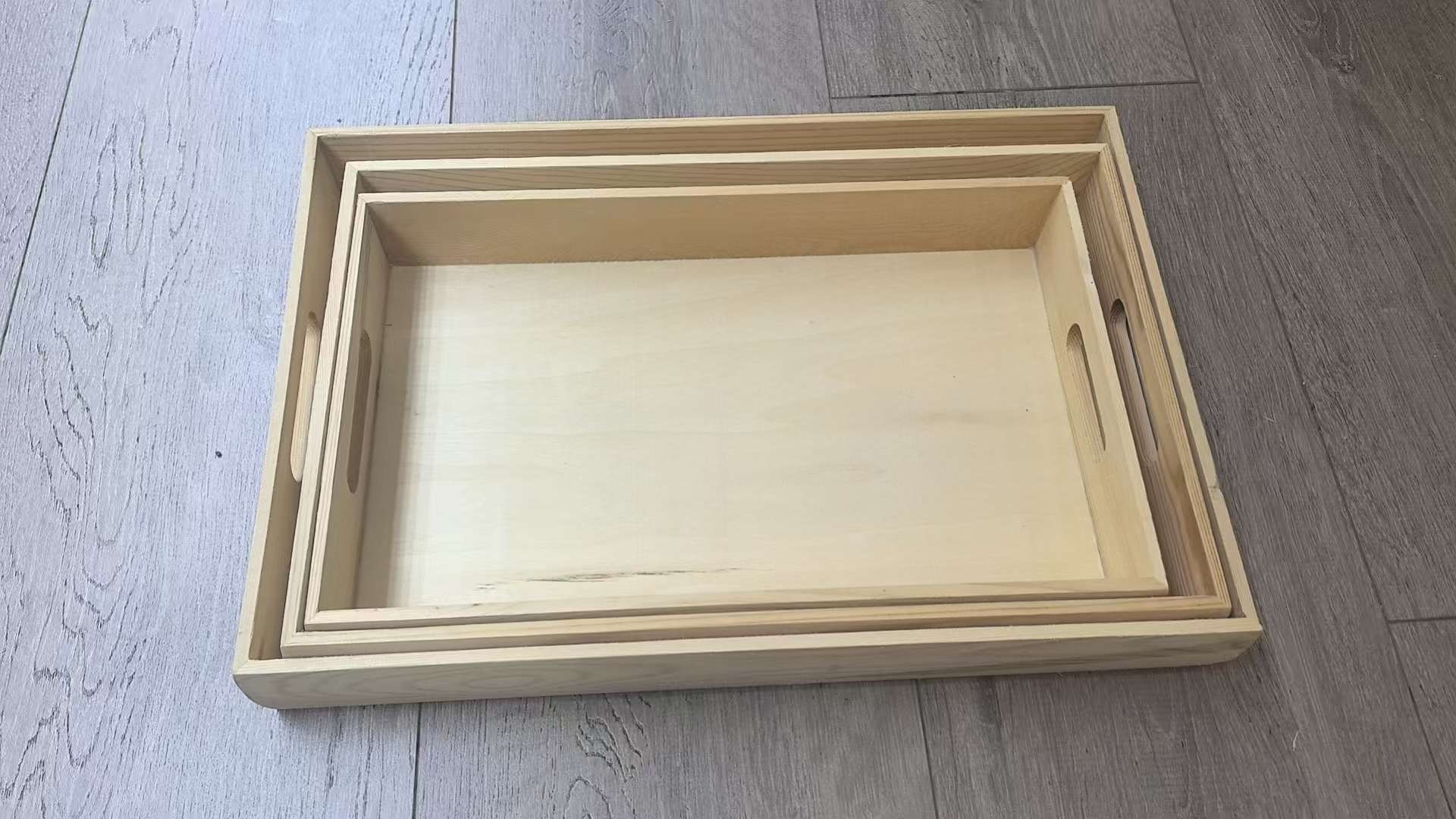 厂家直销精美木制工艺首饰盒格子盒 花盆花架 笔筒 托盘 也可以做插花摆件产品图