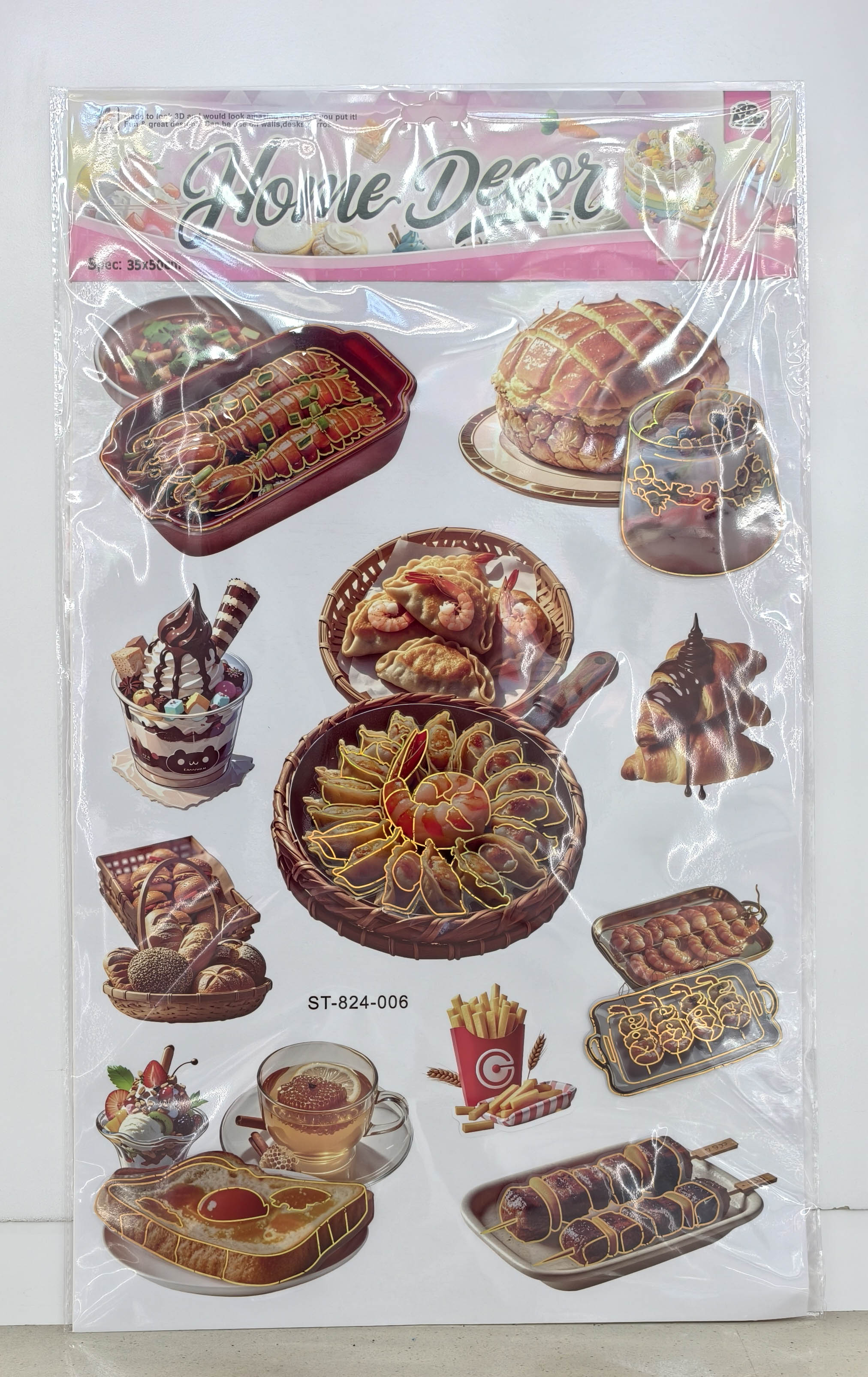 ST824食物蛋糕层层贴