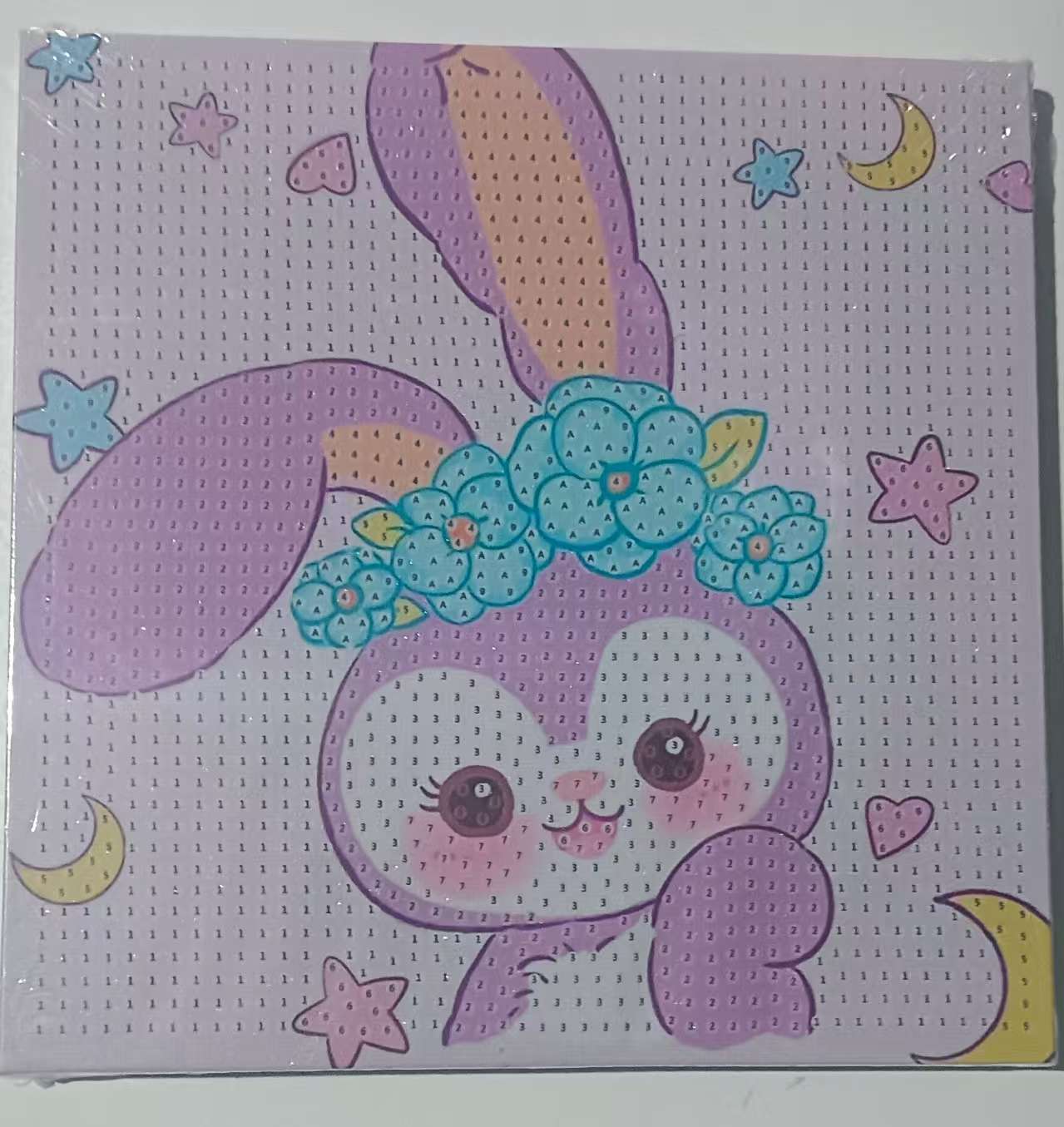 女孩DIY钻石画珍珠画水晶卡贴皮画挂画装饰画拼豆套装钻石画拼豆珍珠画女孩diy