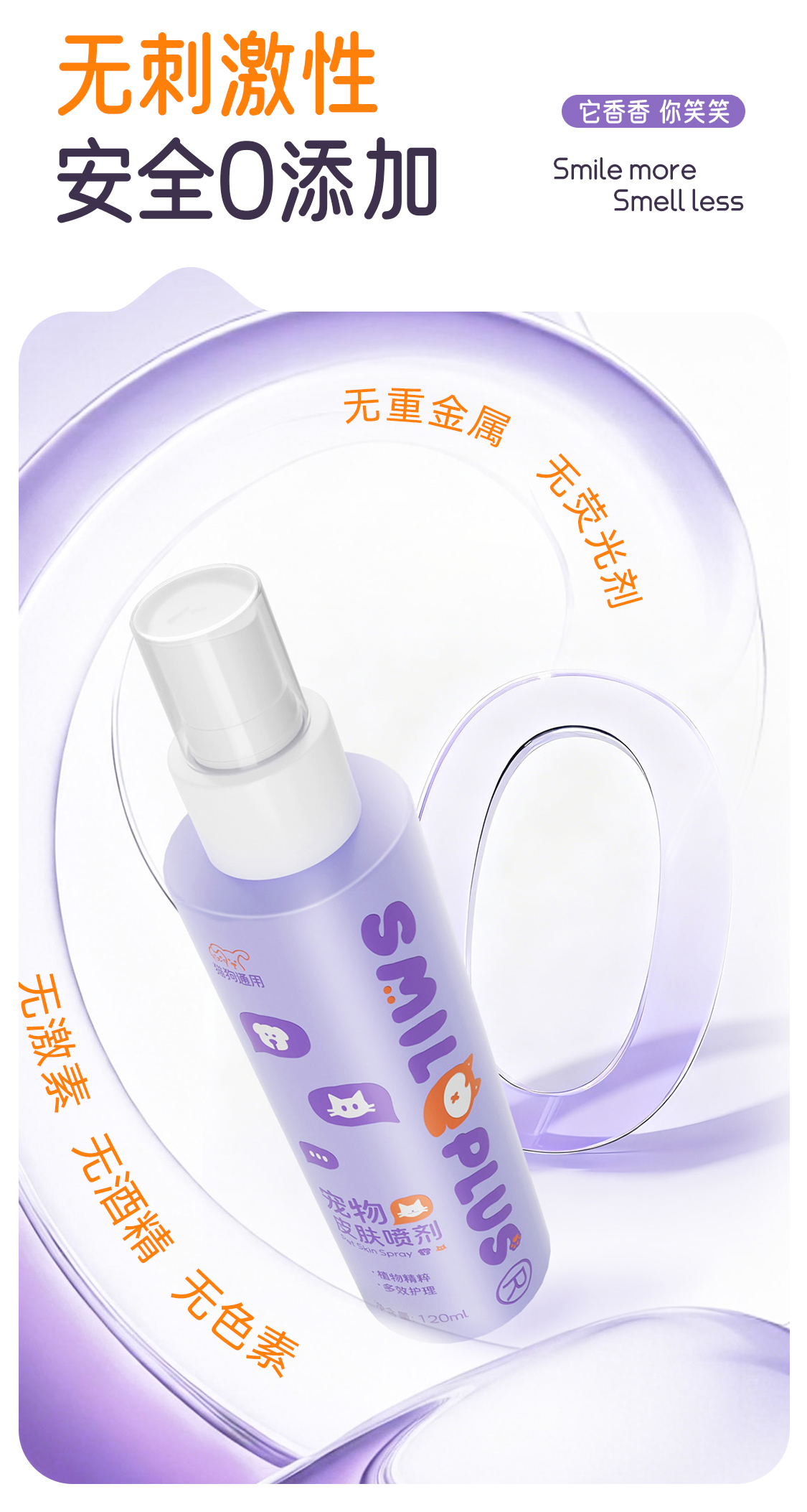 【开颜】宠物皮肤喷剂猫狗细菌清洁皮肤外用提高皮肤耐受抑菌详情9