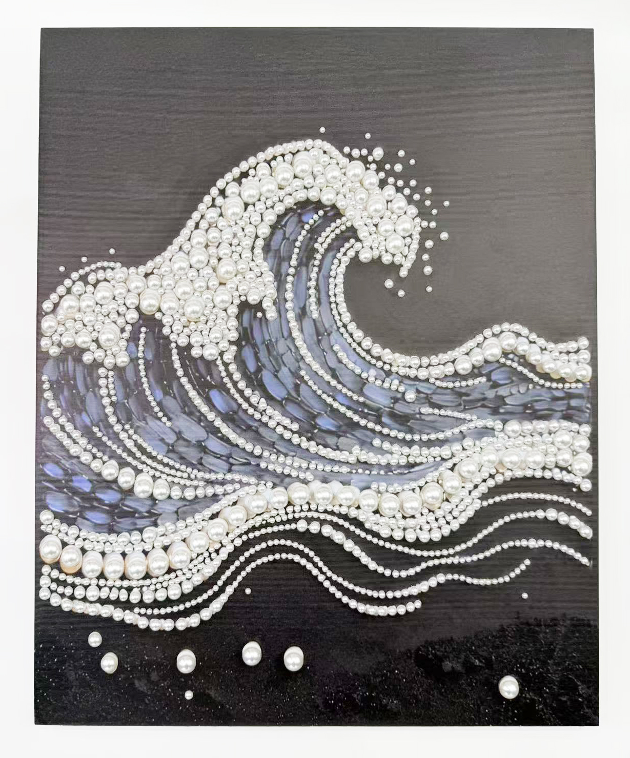 Best-selling framed pearl paintings are available for customization in multiple sizes pic 3