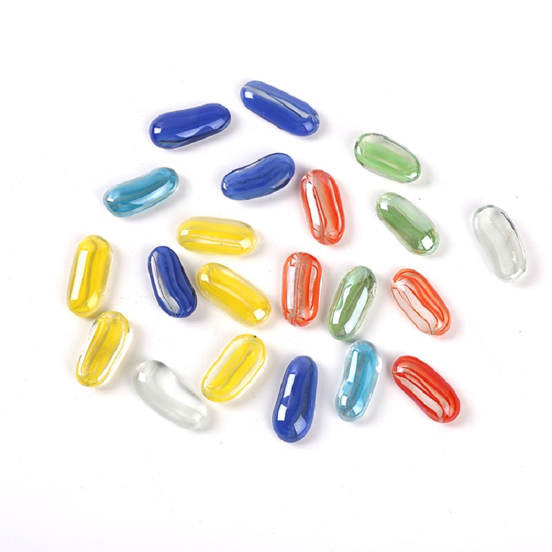 Irregular-shaped colored stones, free-form stones, glass blocks, stars, moons, starfish, diamonds, mosaics, rain flower stones, small fish, peanuts, fruits, sun gods, maple leaves, shells, conches, fish tanks, decorative glass blocks Application Scenario