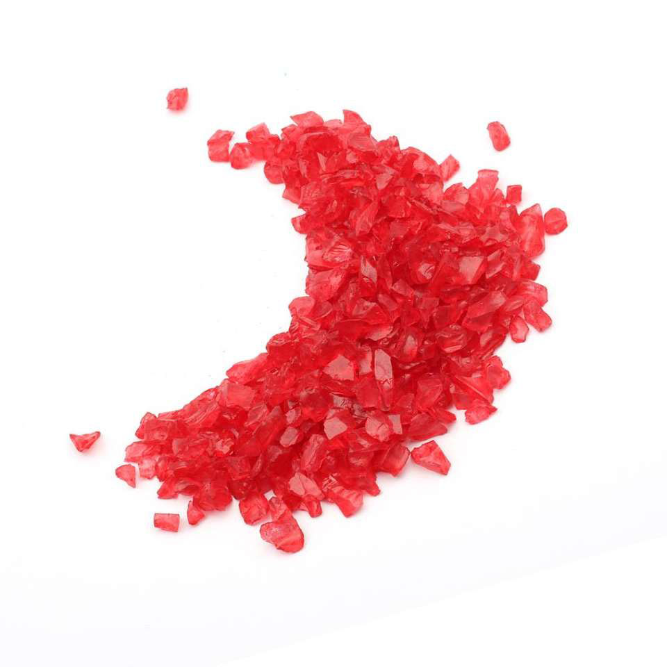Red heart-shaped glass blocks, colored fish tank decoration, glass stone stove, glass stone, glass flat beads, colored glass stone, treasure digging, tempered glass particles Item Picture