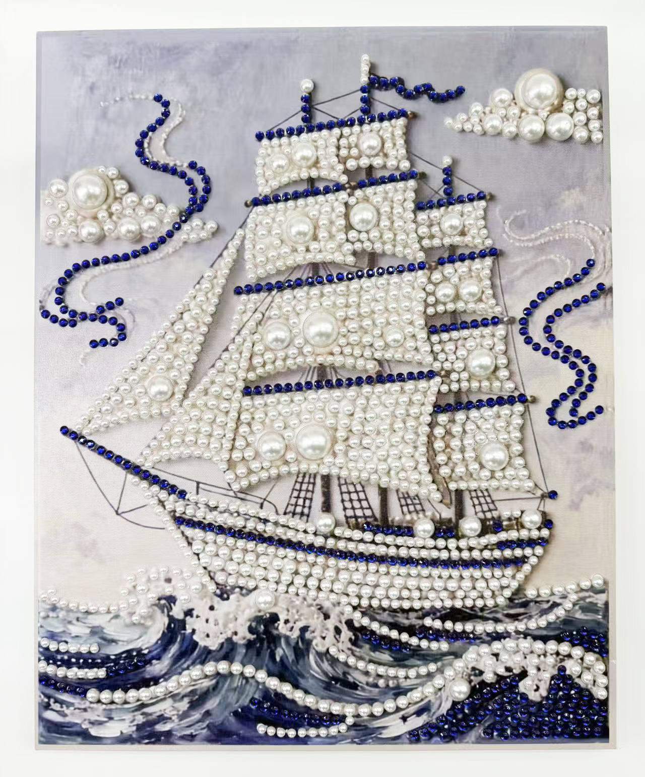 Best-selling framed pearl paintings are available for customization in multiple sizes