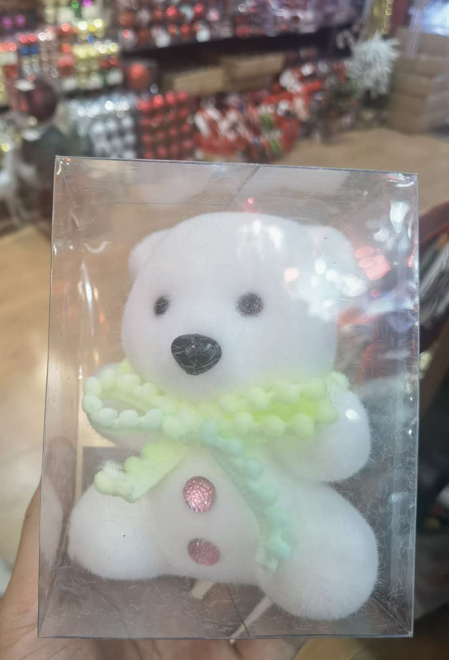 圣诞装饰品，圣诞熊，泡沫熊