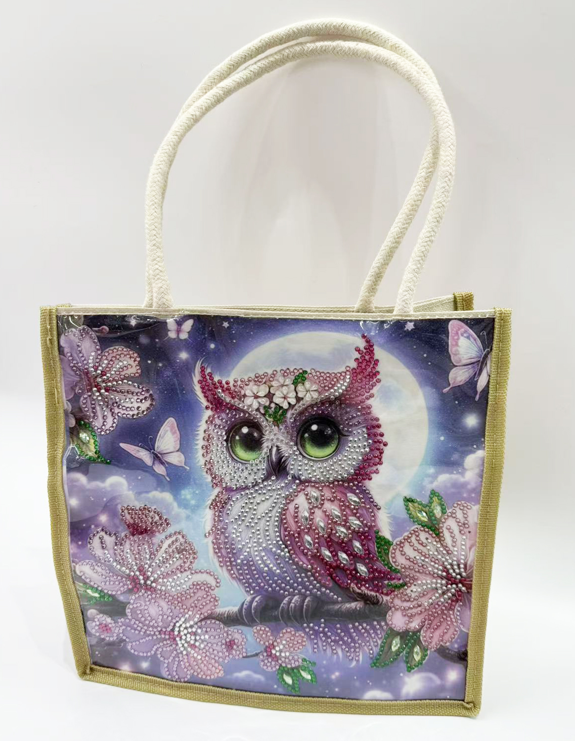 DIY handcrafted diamond shopping bags with multiple patterns pic 2