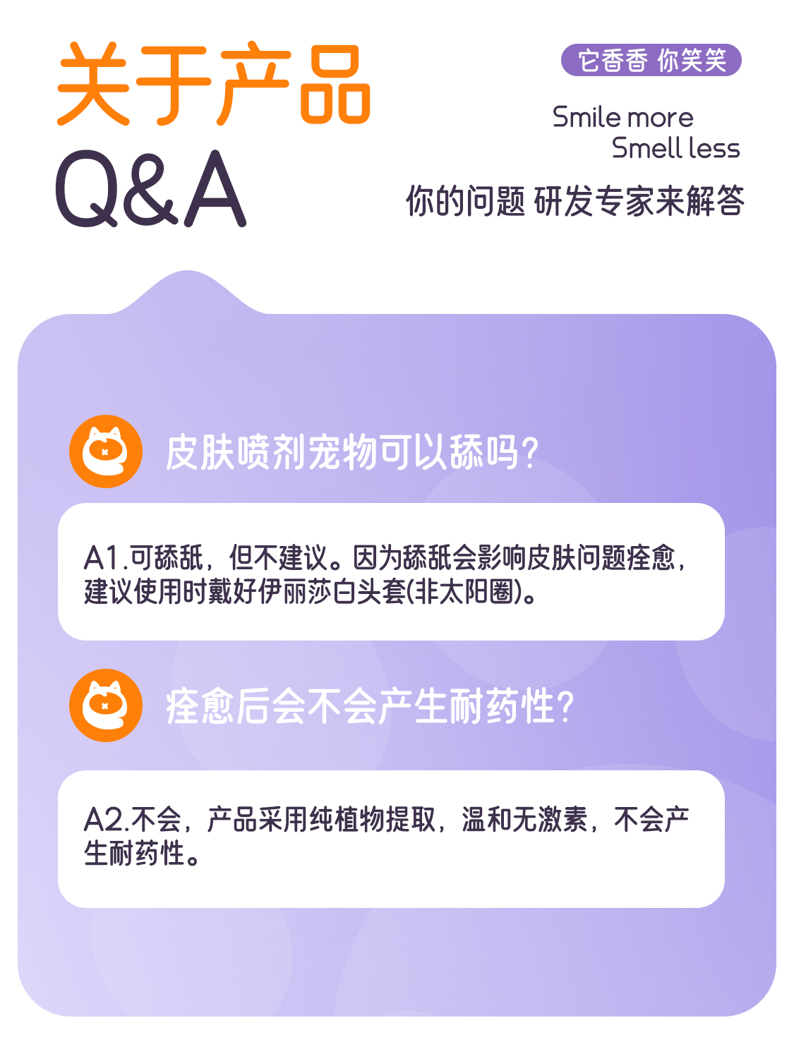【开颜】宠物皮肤喷剂猫狗细菌清洁皮肤外用提高皮肤耐受抑菌详情12