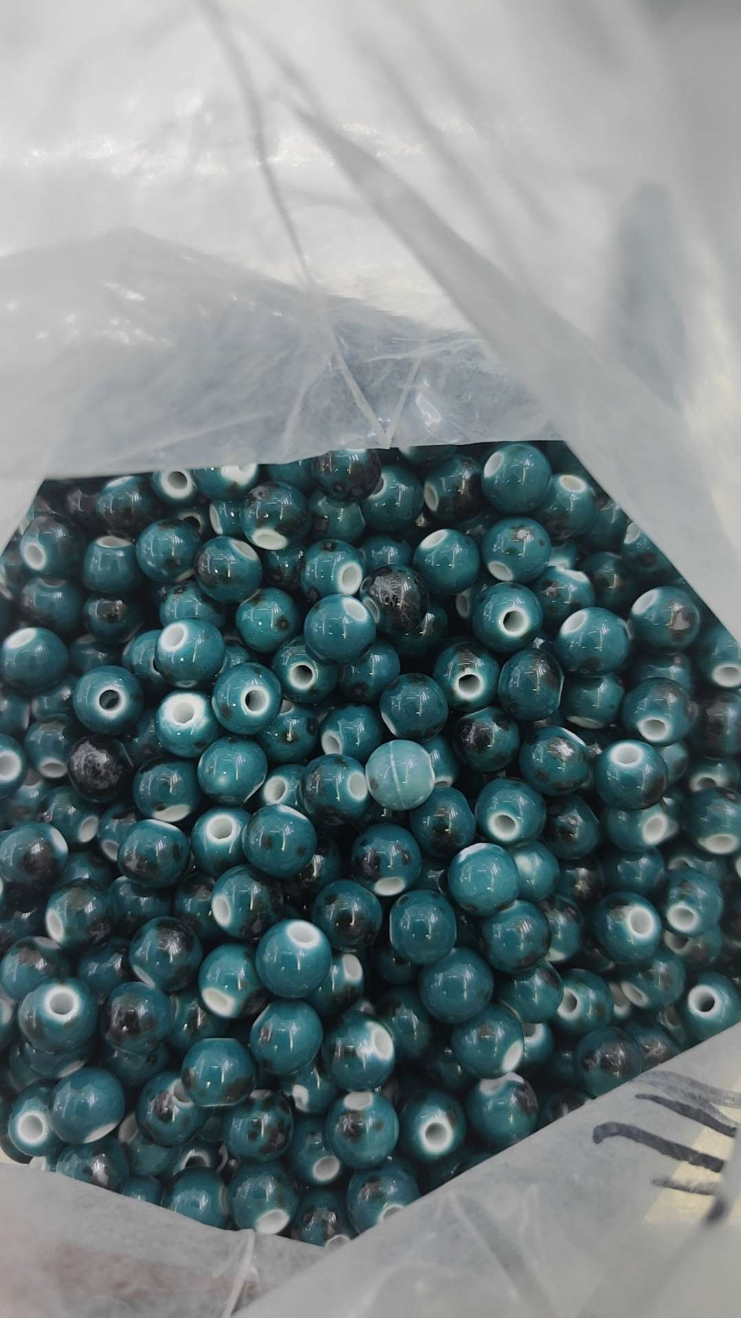 高温陶瓷珠子  8mm  古风 优雅陶瓷珠子手链项链饰品配件