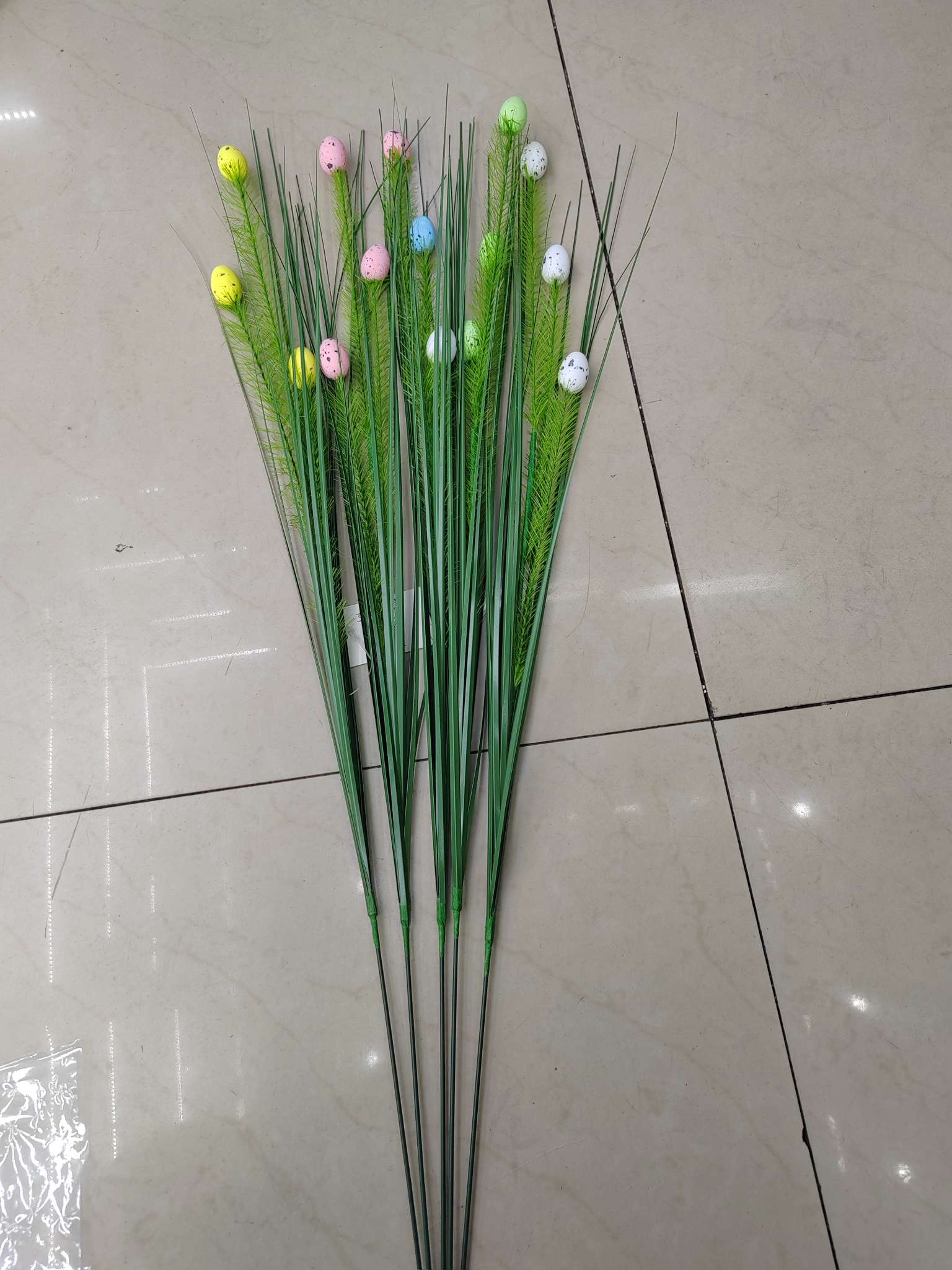 文化仿真园艺礼盒仿真花香囊玫瑰手工拉菲草毛线花束仿真鸡蛋果复活节产品产品图
