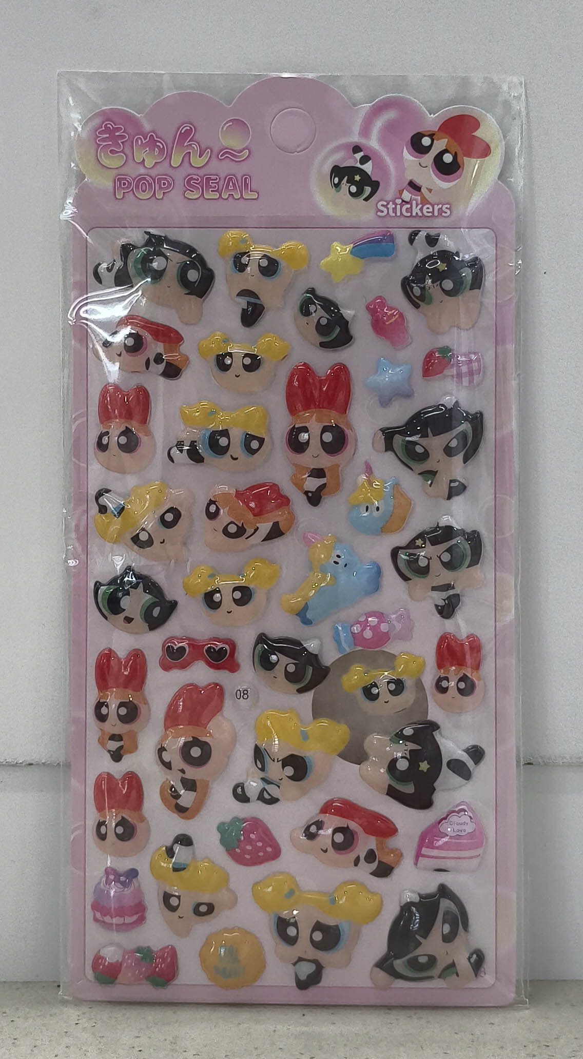 CY-SS16 embossed stickers Application Scenario